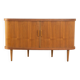 Teak veneer bar cabinet, Germany 1950s