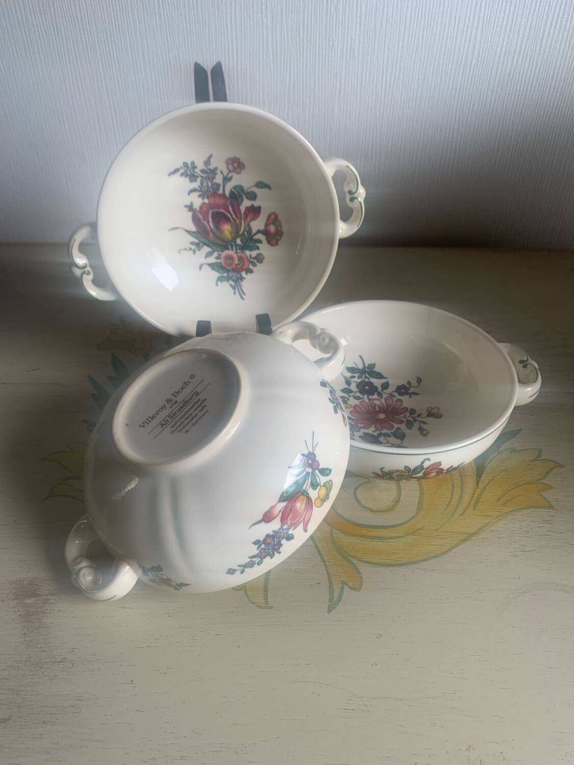 Set of 3 porcelain bowls Villeroy & Boch