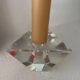 Crystal candlestick - vintage 20th century