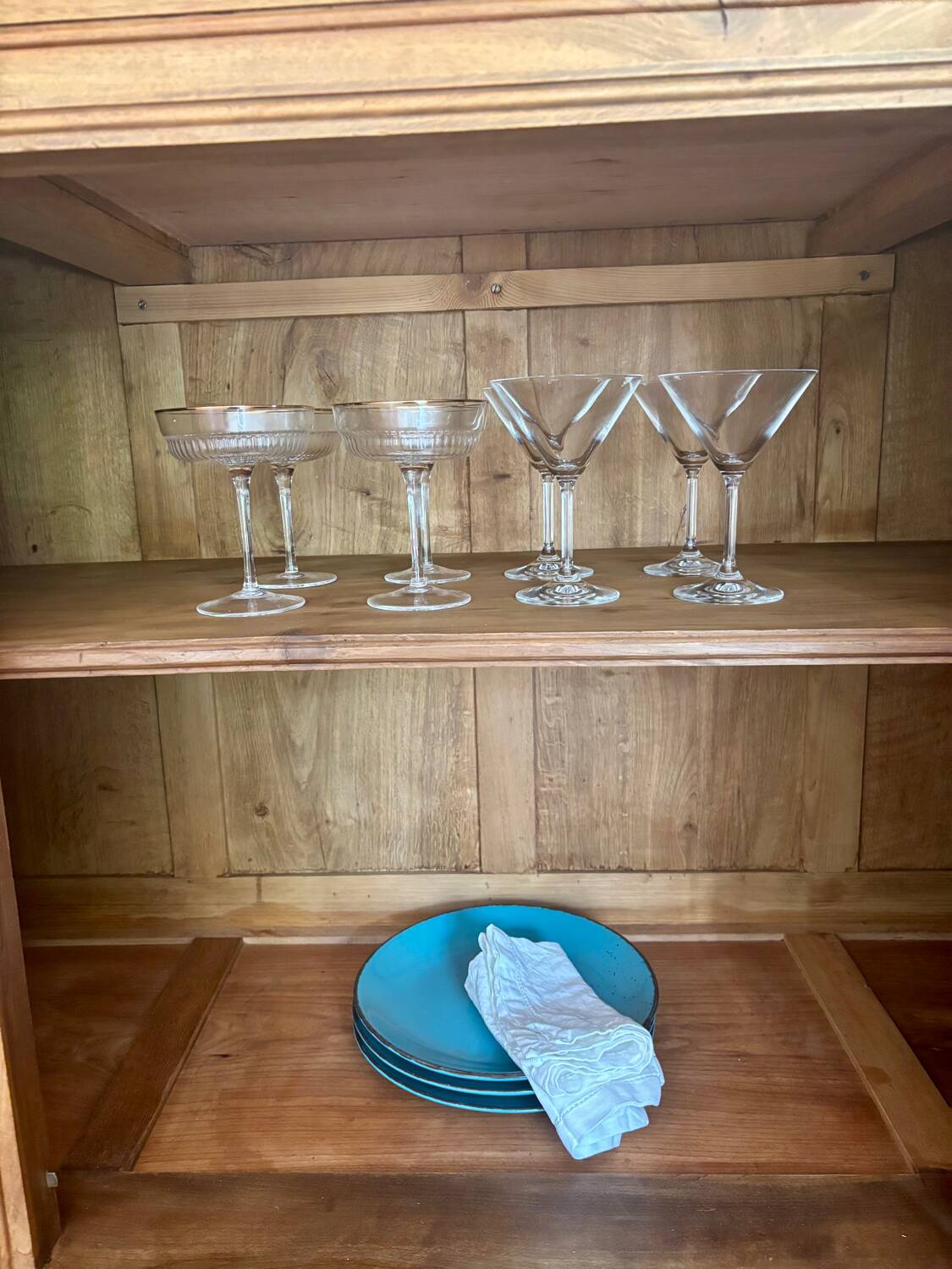 Buffet art déco en chêne massif