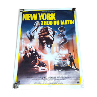 Affiche cinéma 160x120 New York 2 h du matin