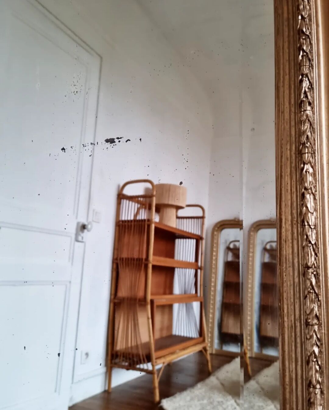 Old mirror Napoleon III