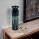 Vintage 60s Ceramic Italian Handmade Vase – Caruso Design Politi Recanati - Black Base with Turquois