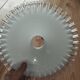 Vintage opaline lampshade (flat scalloped shape)