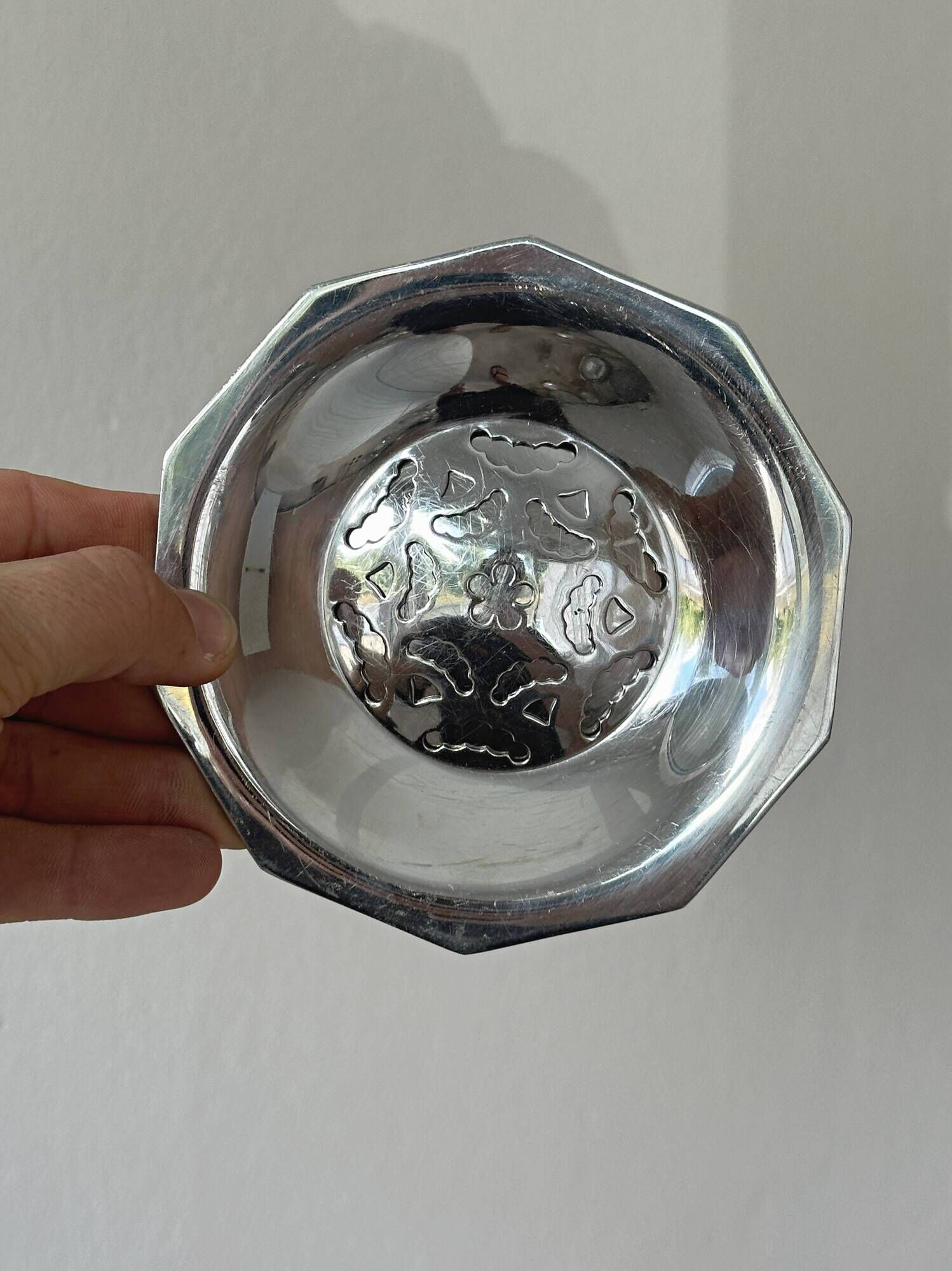 Metal butter dish coquillor