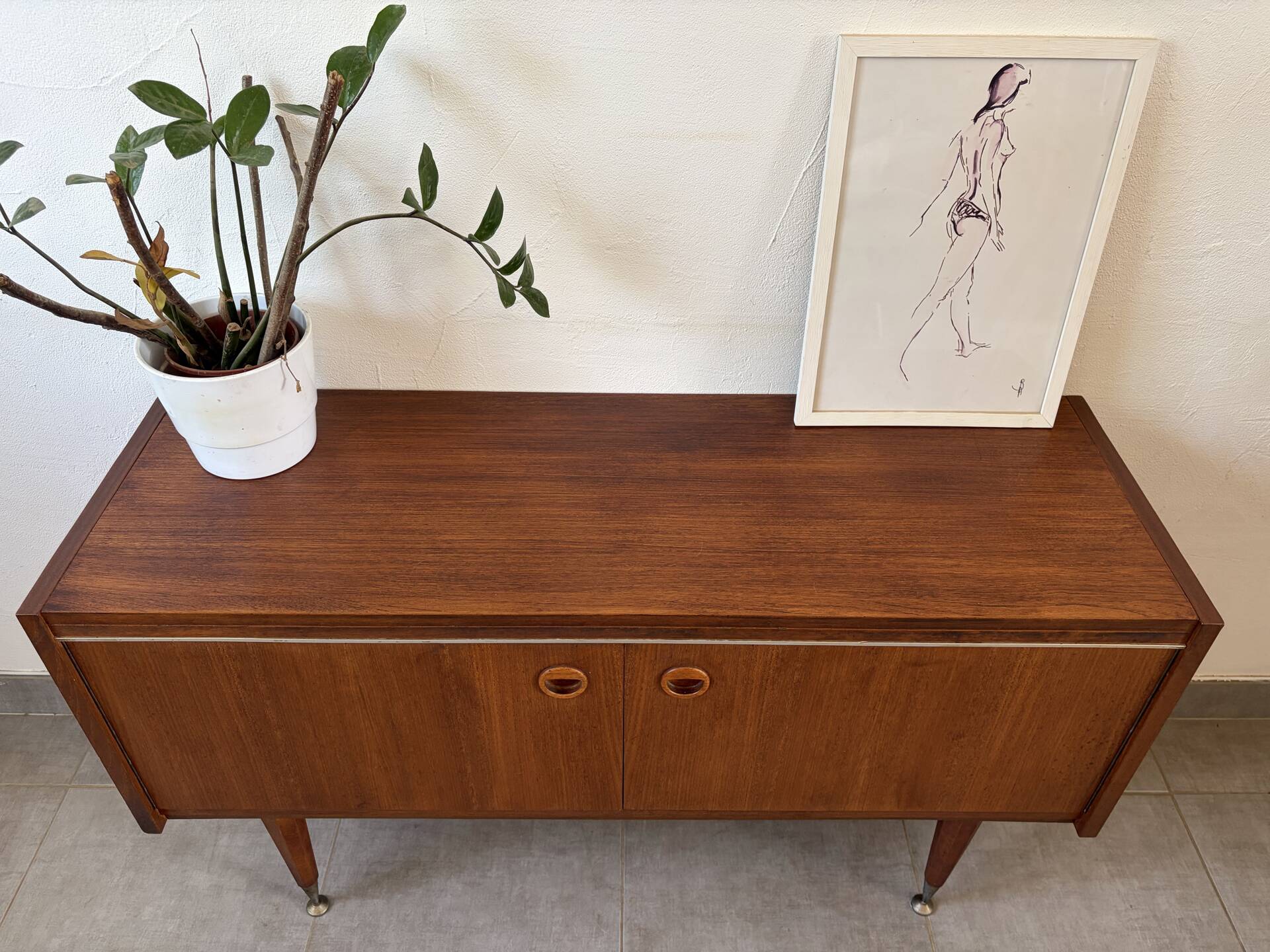 Enfilade scandinave en teck vintage