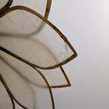 Paire appliques fleurs en nacre