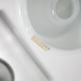 Ceiling light Doria Leuchten 1960, Germany, Alu Opaline + bulb