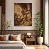 Great 18th century Italian painting, pastoral scene