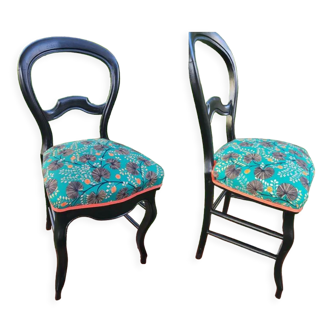 Lot de 2 chaises Louis Philippe