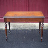 Table or desk Louis Philippe with two drawers