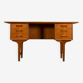 Bureau en teck danois par Gunnar Nielsen pour Tibergaard années 1960