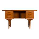 Danish teak desk by Gunnar Nielsen for Tibergaard 1960s