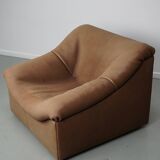 De Sede DS46 Tan / Beige Buffalo Leather Lounge armchair, Switzerland