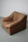 Fauteuil lounge De Sede DS46 en cuir de buffle beige/tan, Suisse