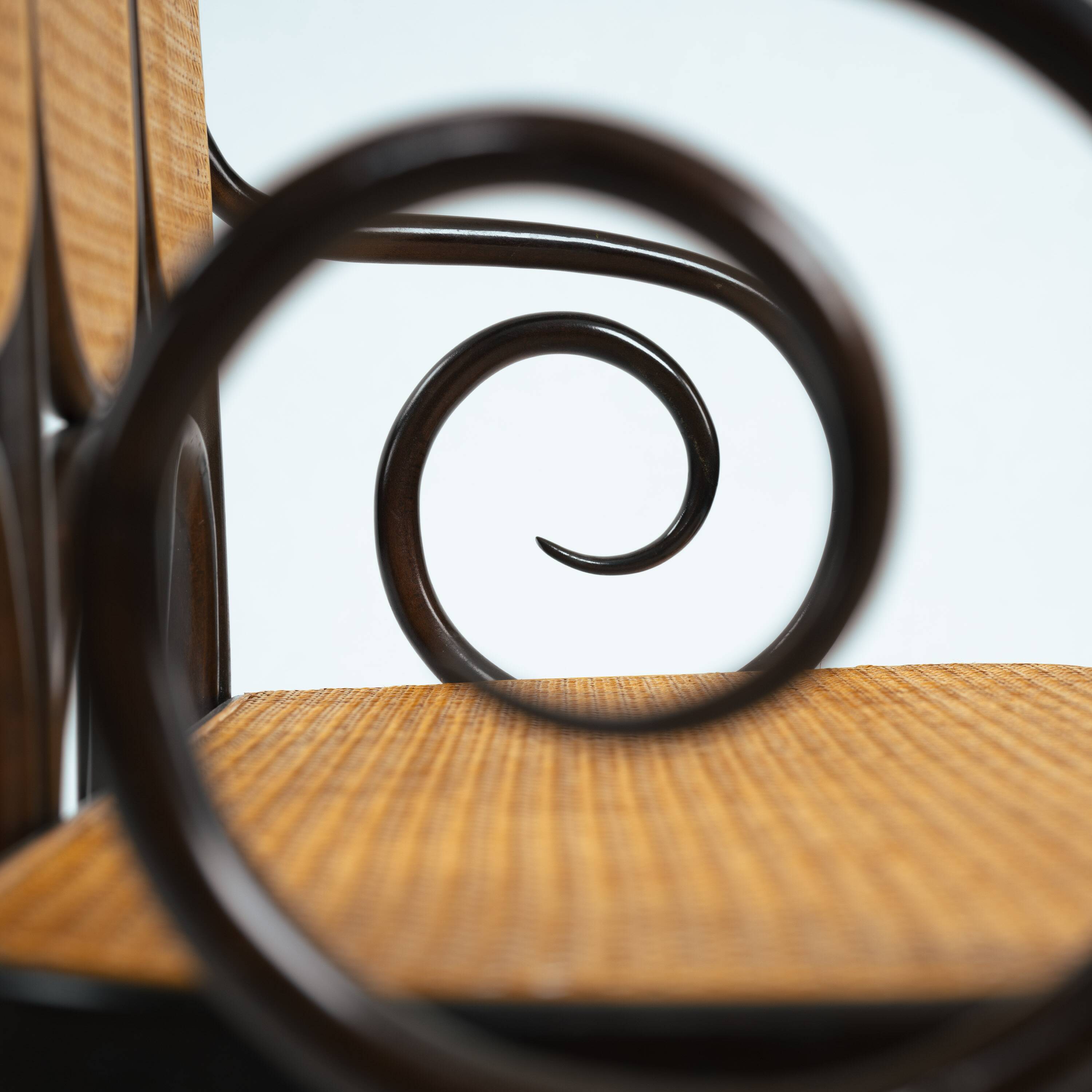 Thonet bench vienna straw Long John sofa, Vienna 1920s