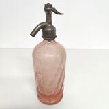 Siphon bistrot glass relief pink Machecoul Loire Atlantique