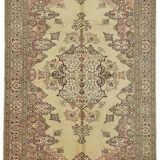 Turkish Wool Vintage Kayseri Rug 197 cm x 287 cm