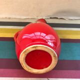 Former red ceramics pitcher - anse cuisine 70s vintage