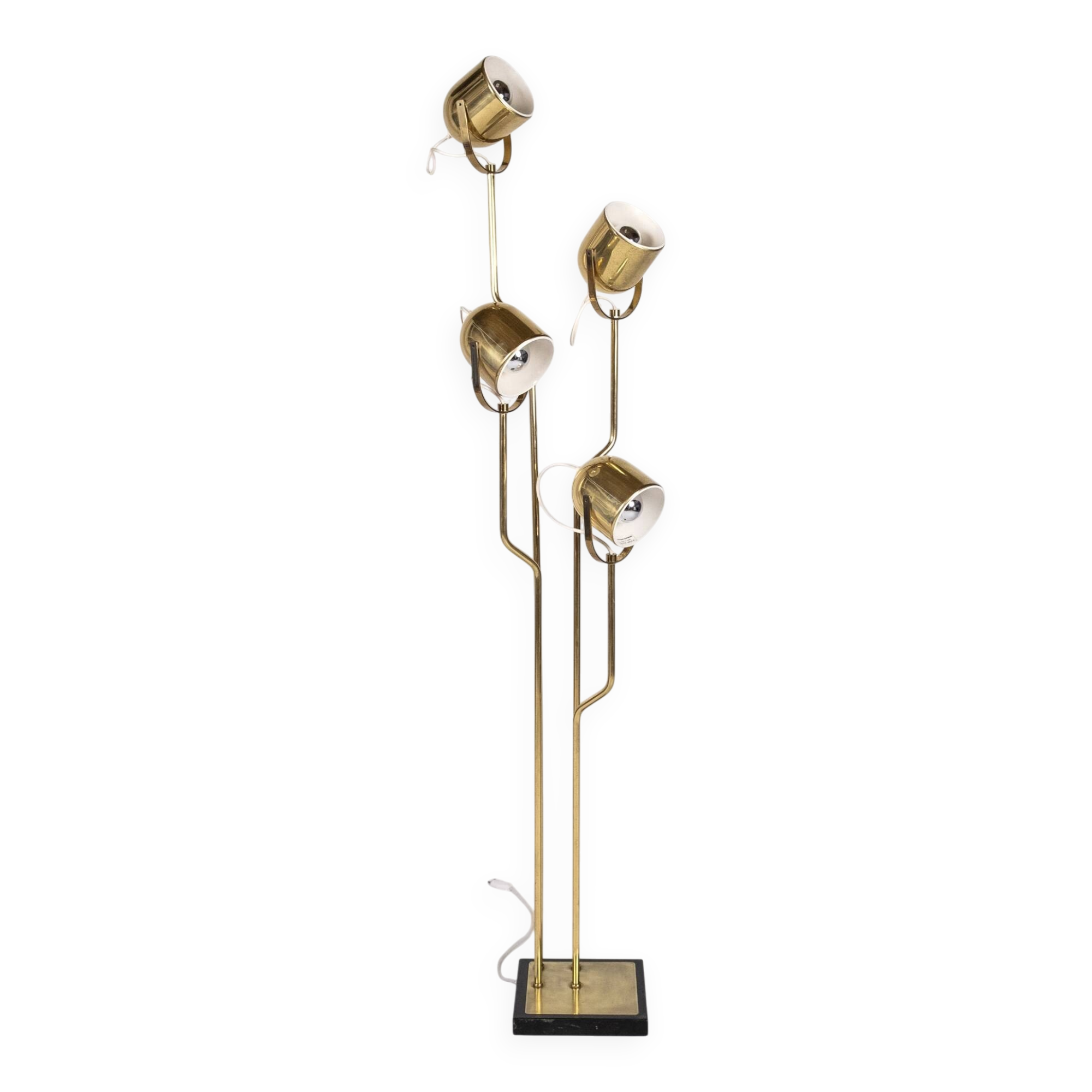 Lampadaire en laiton par Goffredo Reggiani, Italie, 1970