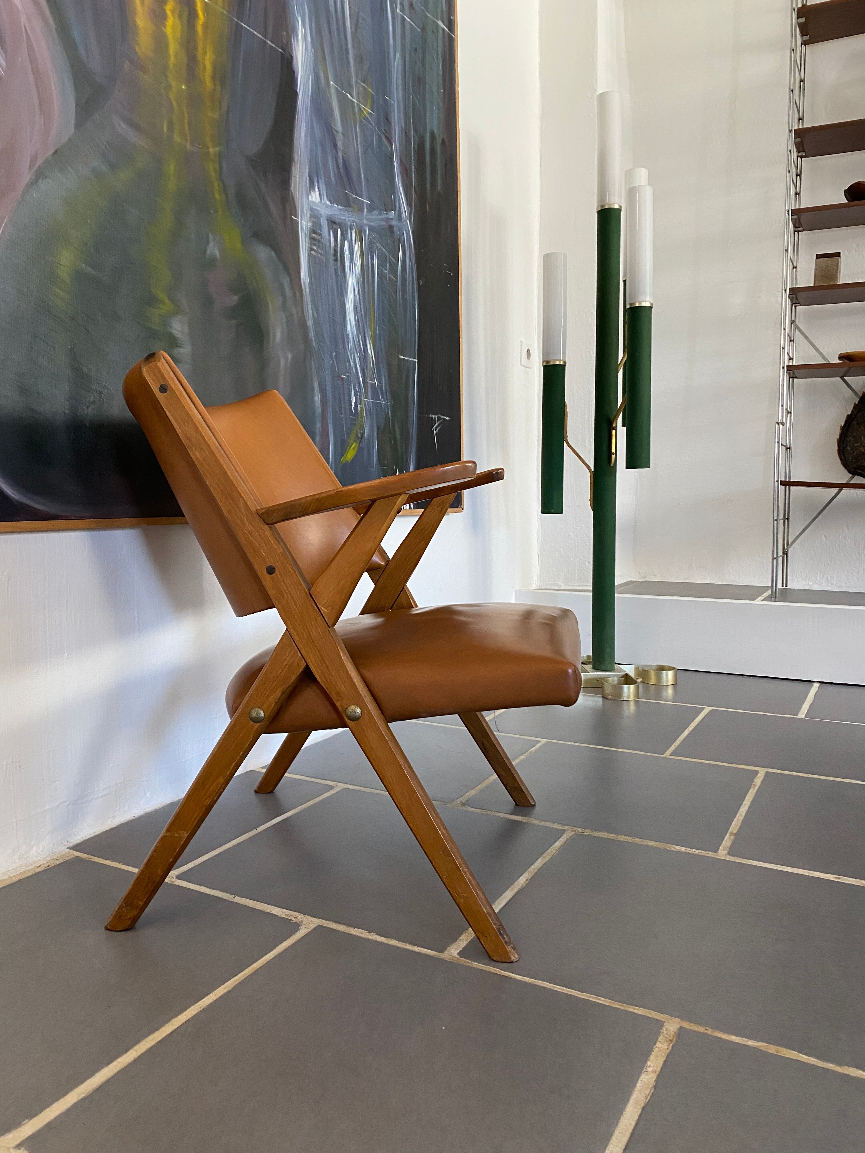 Fauteuil vintage design italien del vera