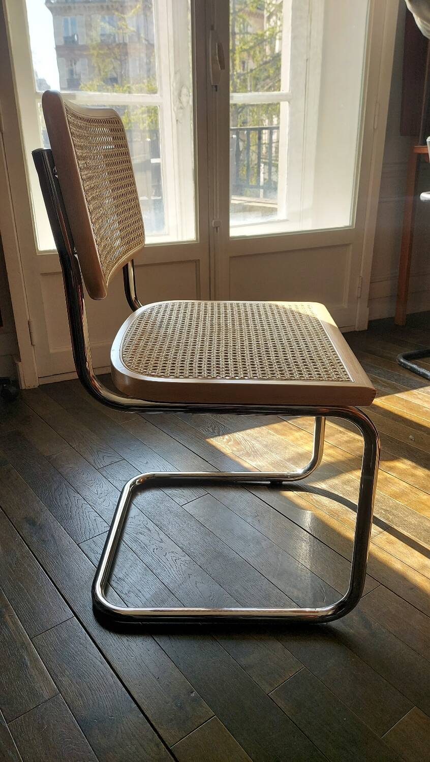 Vintage Cesca B32 chair by Marcel Breuer - Made in Italy