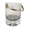 Pierre Schneider ice bucket in smoked glass art glassware