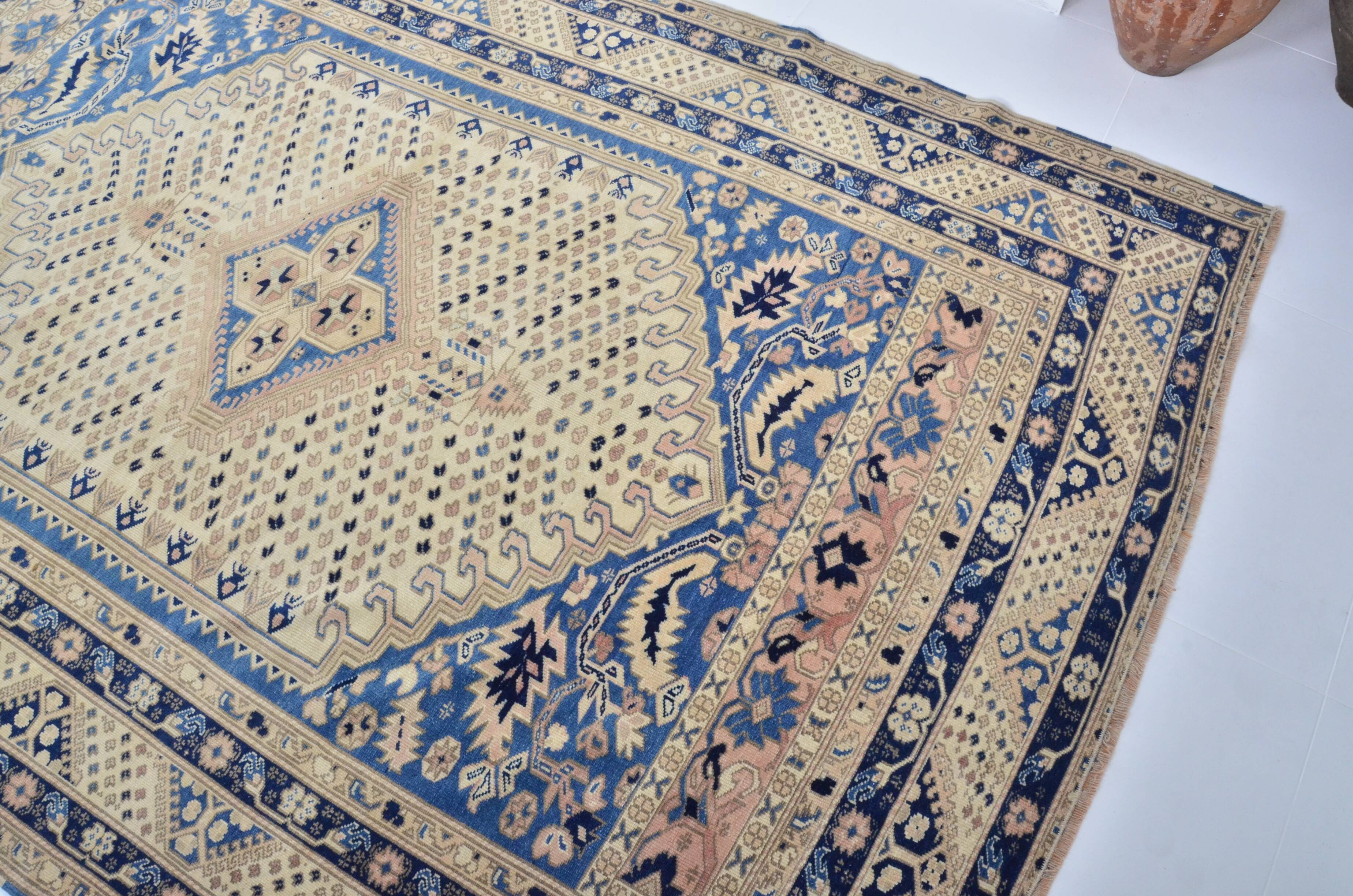 Rustic Wool Oushak Rug sku 3524