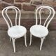 Pair of Viennese chair JJ Kohn 1900 parisian café bistro