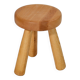 Scandinavian Ingvar Hildingsson stool, beech and ash, 1970, Sweden.