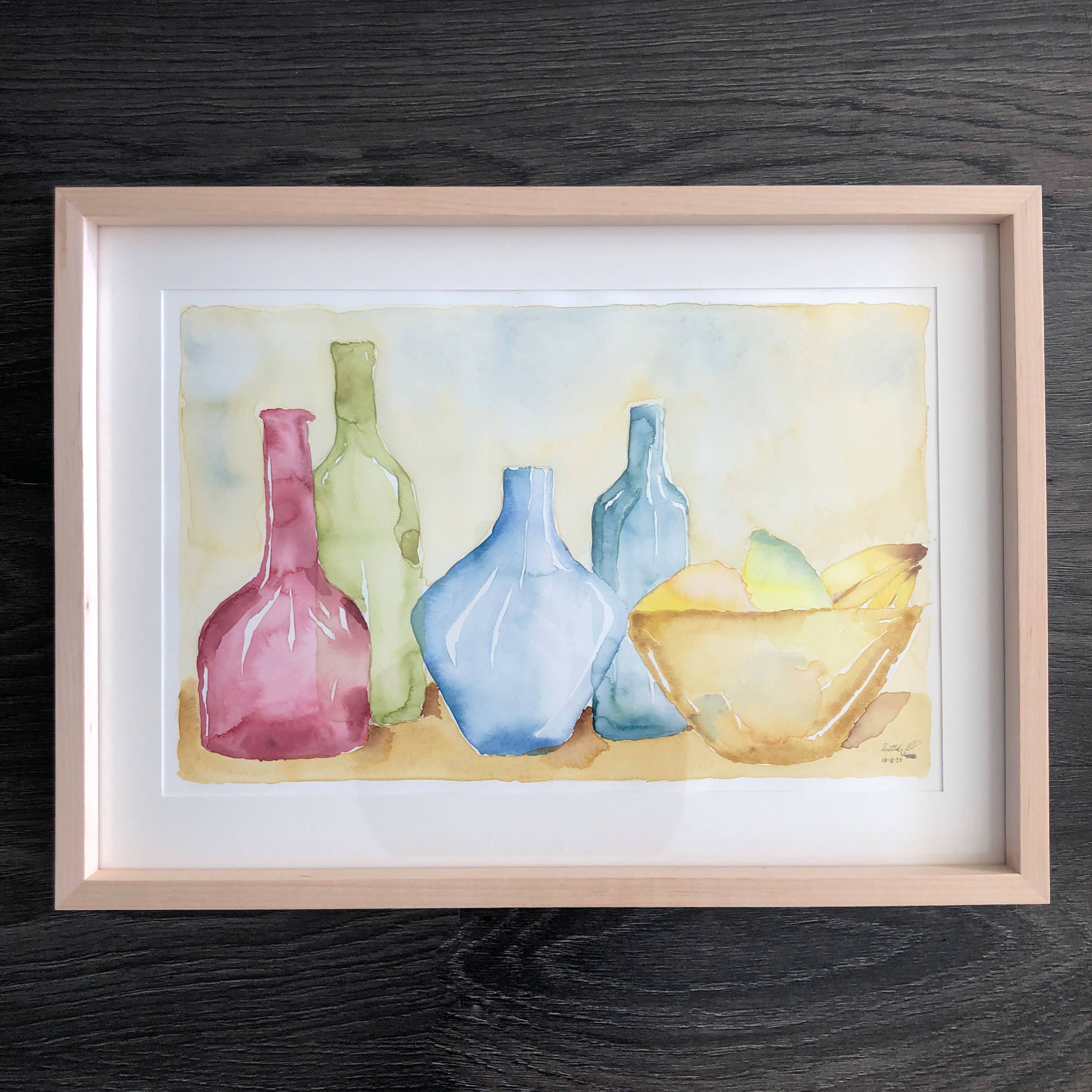 Watercolour post-impressionist, Germany, 1990s