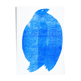 Le sourire du merle, monotype 70 x 100 cm