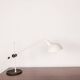 Tilting desk lamp in white metal 1960.