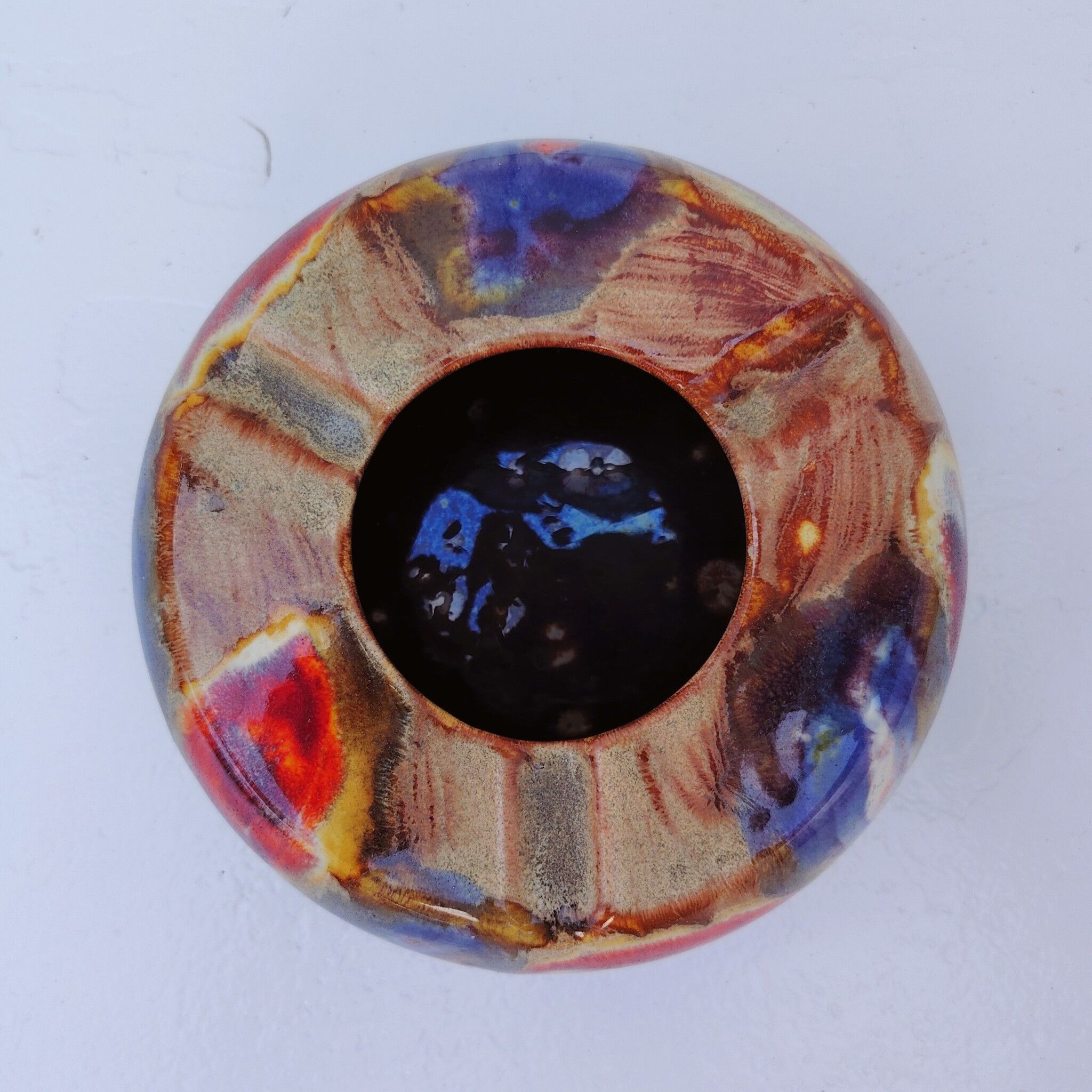 Ceramic ashtray, Ricard brand, vintage