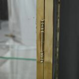 Brass display cabinet with a mirrored back – early 20th century