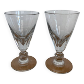 Paire de verres à absinthe fin XIXeme