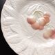 Barbotine Salins Cherry Plate 19.5 cm