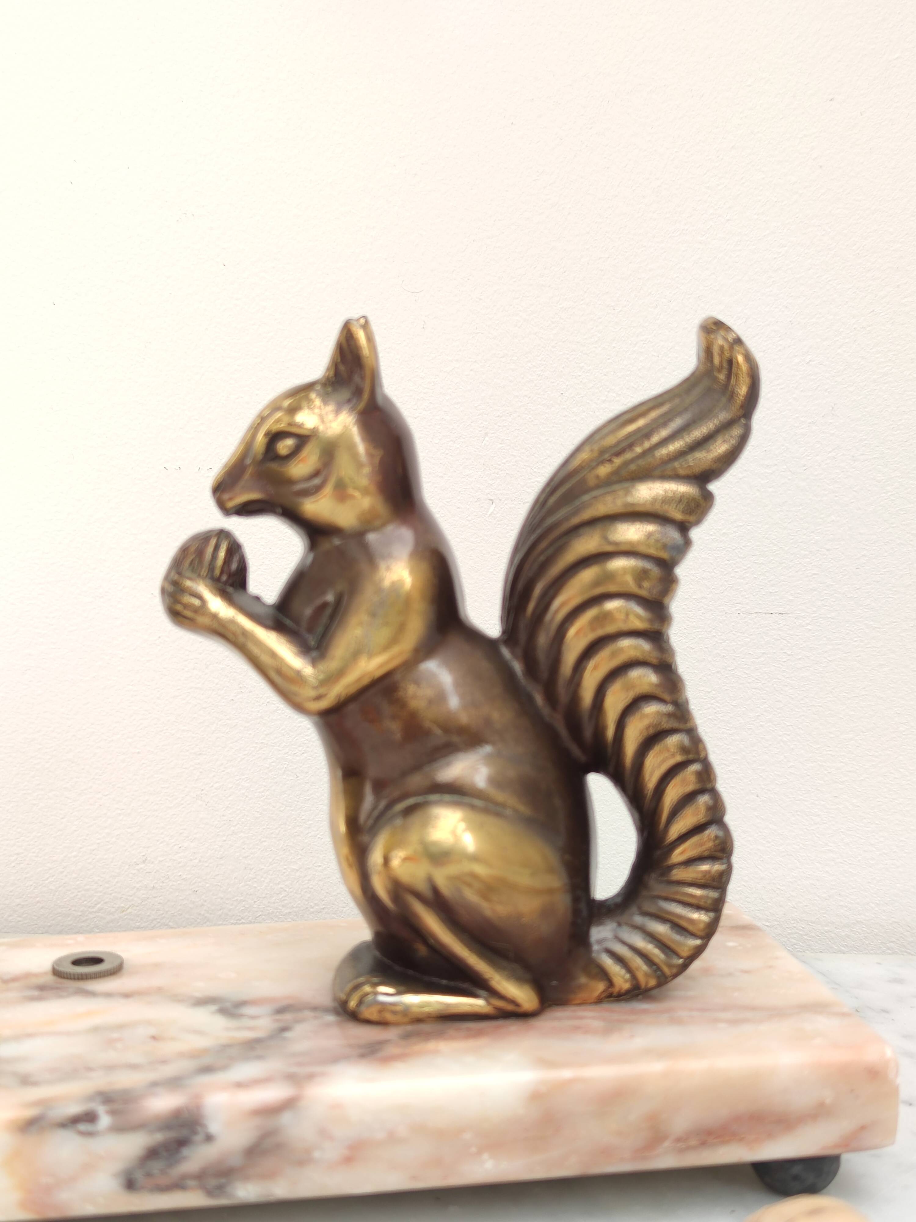 Art Deco Squirrel Night Light