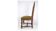 High-Backed Chair in Solid Oak with the Style of the Renaissance