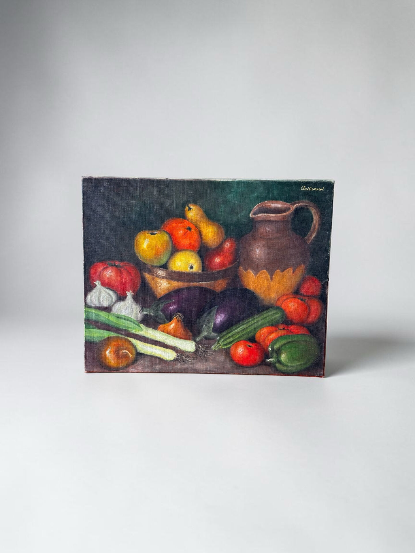 Still life "The Return from the Market" – Signed and dated 1977