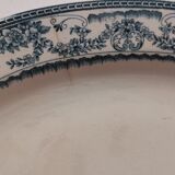 Ancien plat ovale Manufacture Impériale et royale Belgium modèle Nimy