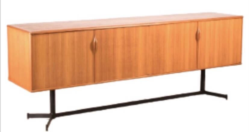 Vintage Scandinavian sideboard, teak sideboard from the 60s/70s