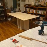 Travertine table, unique piece