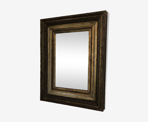 Miroir doré ancien 43x58cm