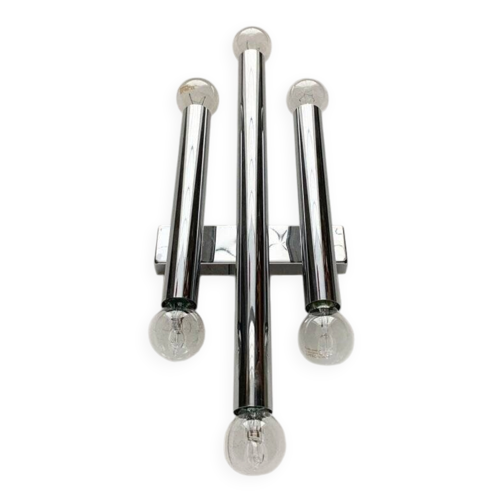 Chrome Wall Light Mid-Century Space Age