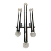 Chrome Wall Light Mid-Century Space Age