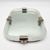 Venetian "dishcloth" mirror in Murano glass, 1960s