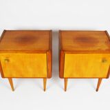 A pair of bedside tables, 1970s