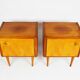 A pair of bedside tables, 1970s