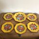 5 assiettes Longwy et un plat
